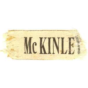  McKinley campaign ribbon 