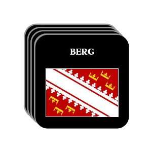  Alsace   BERG Set of 4 Mini Mousepad Coasters 