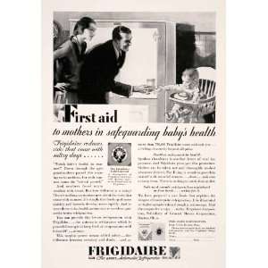 1929 Ad Frigidaire Refrigerator Baby General Motors Household Kitchen 