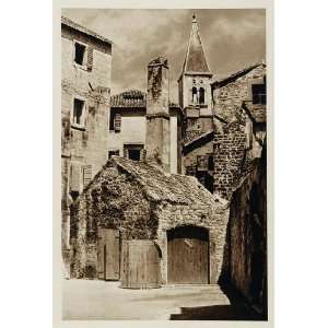  1926 Trogir Croatia Trau Architecture Photogravure NICE 
