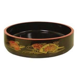  Sushi Box, 8 Dia., Round, Decorative Exterior, Plastic 