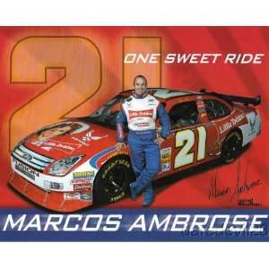  2008 Marcus Ambrose Little Debbie Ford Fusion #2 NASCAR 
