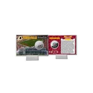  Washington Redskins FedEx Field Silver Coin Card: Sports 