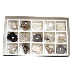  Introductory Rock Collection; 15 Specimens: Industrial 