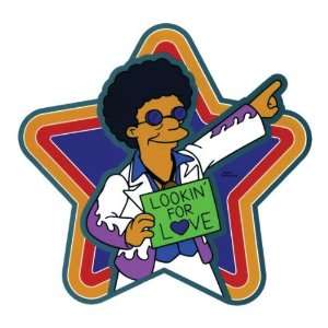  The Simpsons   Disco Stu Decal: Automotive