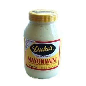 Dukes Mayonnaise 32 oz.   4 Unit Pack: Grocery & Gourmet Food