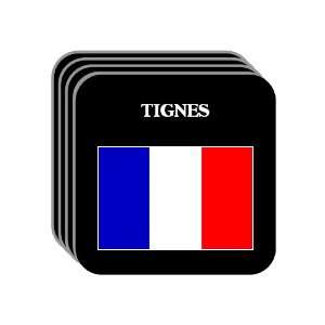  France   TIGNES Set of 4 Mini Mousepad Coasters 