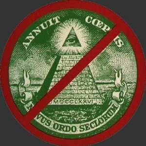  Anti New World Order Sticker 