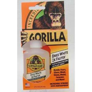  Gorilla Glue Dries White 2x Faster Cure 2oz Bottle FREE 