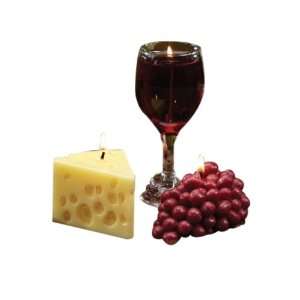  DecoGlow Wine Cheese and Grapes Gift Set: Home & Kitchen