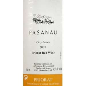  2007 Pasanau Ceps Nous Priorat 750ml Grocery & Gourmet 