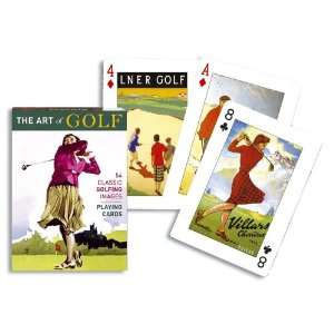  Art of Golf   Playing Cards Toys & Games
