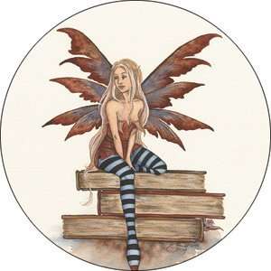  Amy Brown Book Fairy Button B 0826: Toys & Games