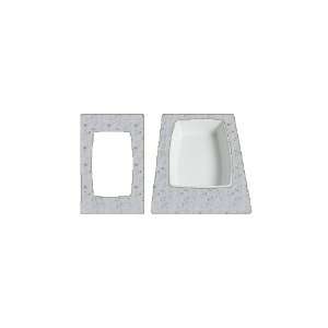  Bugambilia Single Tile System W/ 1 Opening, Marble White 