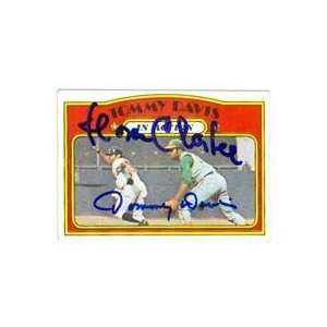  Dale Berra (Pirates) & Yogi Berra (Yankees) autographed 