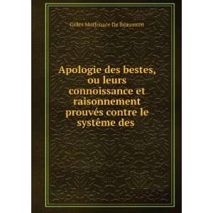  Apologie des bestes, ou leurs connoissance et raisonnement 