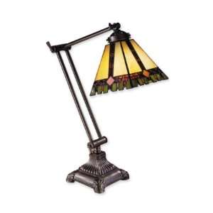  Dale Tiffany Geo Swing 1 Light Desk Lamp TA100114: Home 