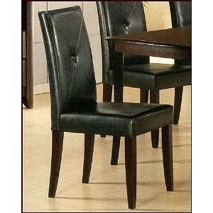   Cappuccino Parson Dining Chair CO 101122 (Set of 2): Furniture & Decor