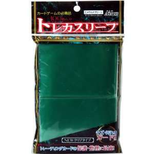  Clear Green Card Sleeve Package by A Class (100 Sleeves 