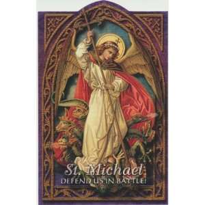  Saint Michael the Archangel Holy Prayer Card Patron of 