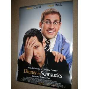  DINNER FOR SCHMUCKS B 27X40 ORIGINAL D/S MOVIE POSTER 