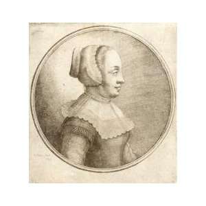  Wenceslaus Hollar   Woman with a close fitting cap: Home & Kitchen