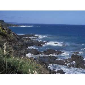 Landscape of Rugged Rocky Coastline Along the Great Ocean Road 