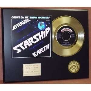  Jefferson Starship 24kt 45 Gold Record & Original Sleeve 