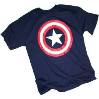 Captain America Shield Logo T Shirt by Marvel