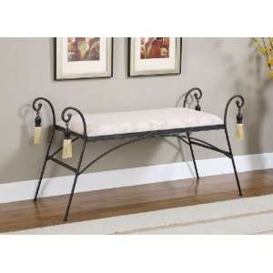  Powell Garden District Upholstered Bench