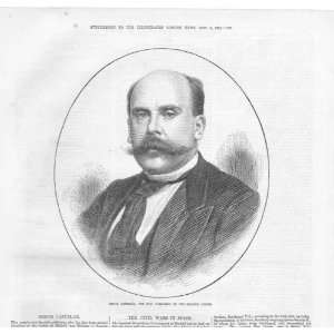    Senor Castelar President Spanish Cortes 1873