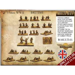   Forged in Battle (15mm WWII) British 3in Mortar Teams Toys & Games