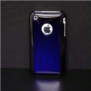  iPhone 3GS and 3G Slim Fading Laser Dots Case (Blue 