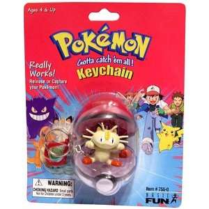  Pokemon Keychain ~ Meowth Toys & Games