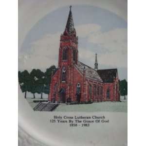   Louis Missouri Holy Cross Church Commemorative Plate 