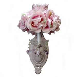  Light Pink One Arm Wall Sconce: Home Improvement