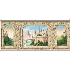 Castle Stone Wall Minute Mural:  Home & Kitchen
