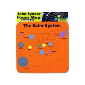  foam solar system map   Pack of 72