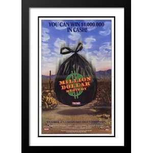 Million Dollar Mystery 20x26 Framed and Double Matted Movie Poster   A 