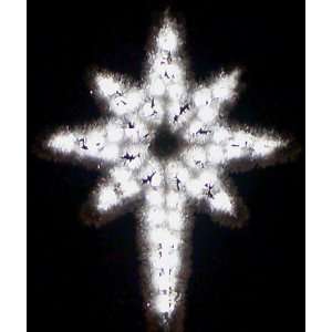Lighted Holiday Display 1533 PW Garland Star of Bethlehem   Pure (cool 