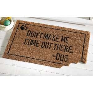  Funny Dog Bite Front Door Welcome Coir Mat By Collections 