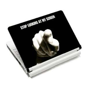  Stop! Funny Warning Laptop Protective Skin Cover Sticker 