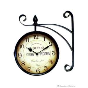  Paris Train Station Double Sided 2 Sided Bistro Clock 