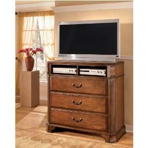  Wyatt Brown Cherry Media TV Chest by Famous Brand: Home 