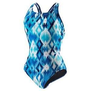    Speedo Diamond Ikat Ultraback Fitness Swimwear