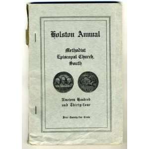  Holston Annual 1934 Methodist Episcopal South Bluefield 