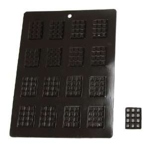  Flexible Chocolate Mold: Mini Tablet, 16 Cavities: Kitchen 