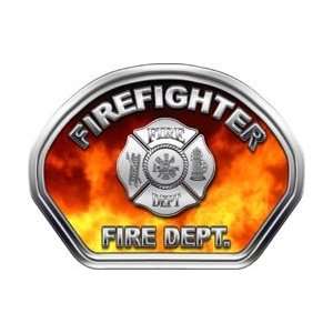  Firefighter Fire Helmet Front Face Firefighter Real Fire 