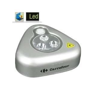  LED Sensor Light with 3 LED Lamps and Triangular Design 