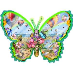  SunsOut Flying High Shaped 1000 Piece Jigsaw Puzzle: Toys 